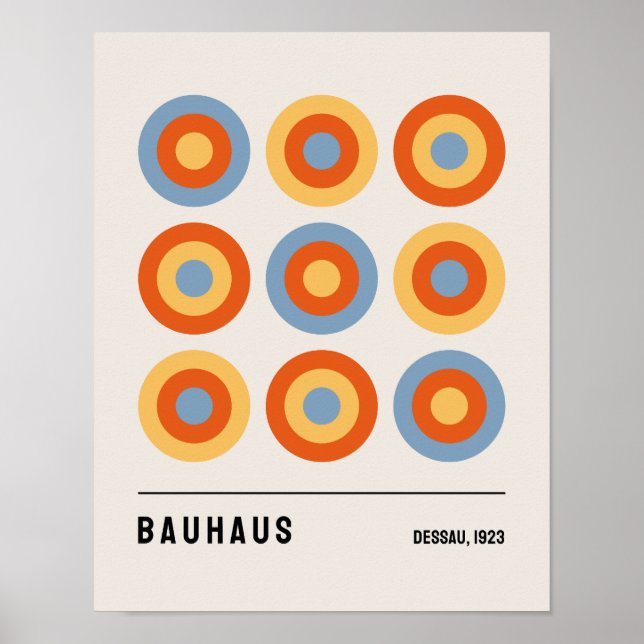 Bauhaus-Poster, Bauhaus-Ausstellungspaket B23 Poster (Vorne)