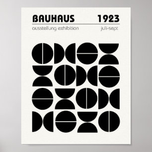Bauhaus Poster Wand an Wand Kunst
