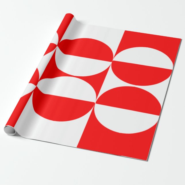 Bauhaus-Quadrate Geschenkpapier (Ungerollt)