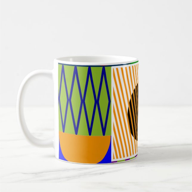 Bauhaus Shape Collage  Kaffeetasse (Links)