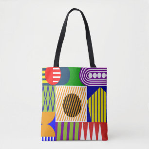 Bauhaus Shape Collage Tasche