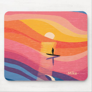 Bauhaus-Sonnenuntergang-Mauspad mit individuellem Mousepad