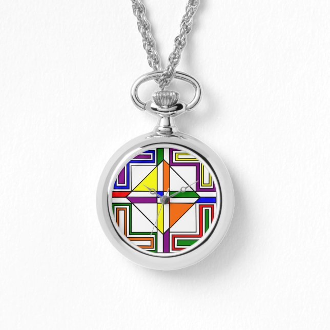 Bauhaus Stains Glass Armbanduhr (Vorderseite)