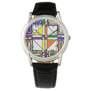 Bauhaus Stains Glass Armbanduhr