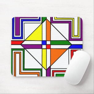 Bauhaus Stains Glass Mousepad
