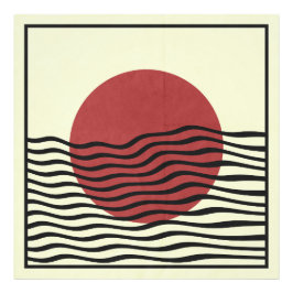 Bauhaus Style Sunset Fotodruck