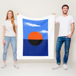 Bauhaus Summer Horizon Fleecedecke