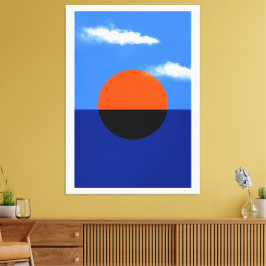 Bauhaus Summer Horizon Leinwanddruck