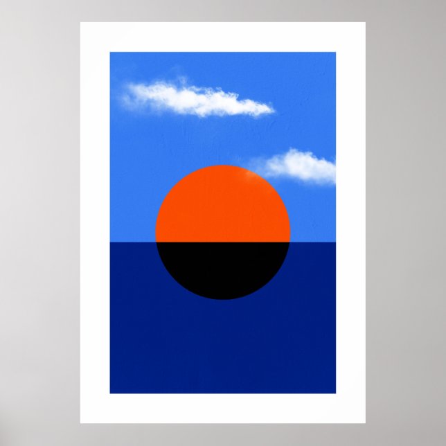 Bauhaus Summer Horizon Poster (Vorne)