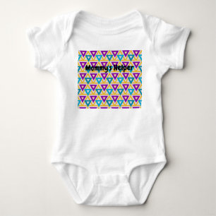 Bauhaus Triangle Mesh Baby Strampler
