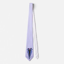 Bauhaus Tuxedo Lavender Wedding Personalisiert Krawatte