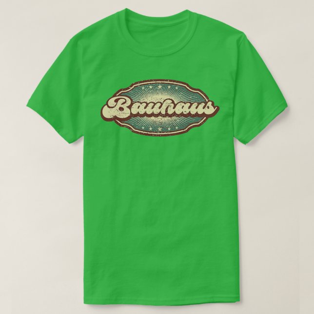 Bauhaus Vintages Abzeichen T-Shirt (Design vorne)