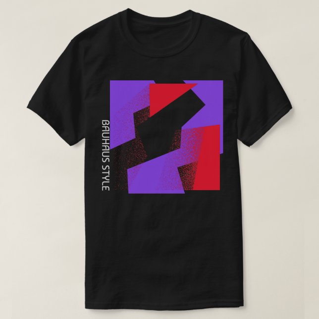 Bauhausstil T-Shirt (Design vorne)