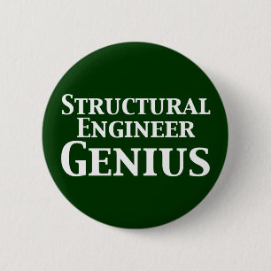 Bauingenieur-Genie-Geschenke Button