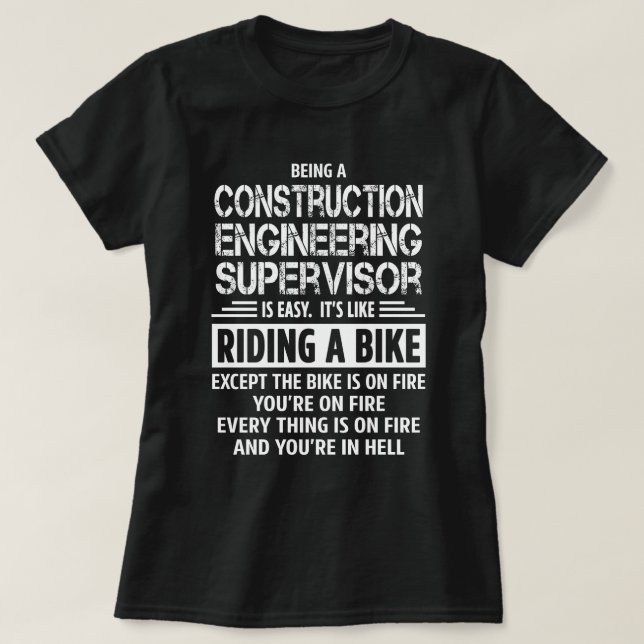 Bauingenieur T-Shirt (Design vorne)