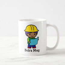 Bauingenieur-Unternehmer mit gelbem Hut