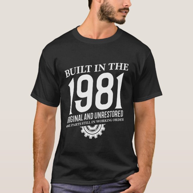 Baujahr 1981 T-Shirt (Vorderseite)