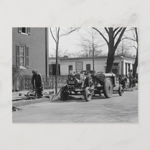Baukolonne, 1925 postkarte