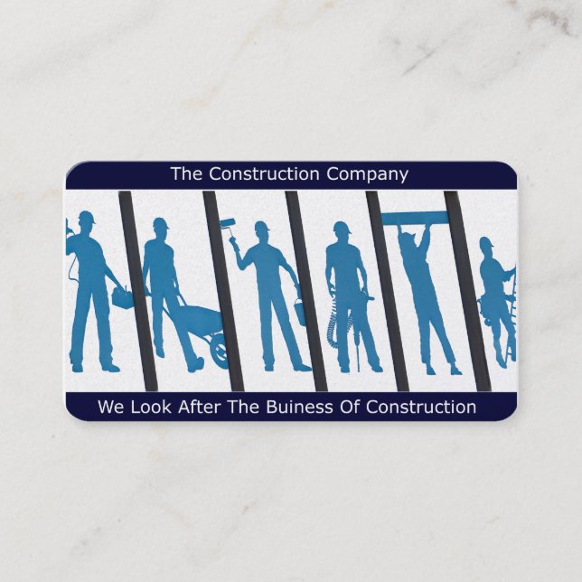 Baukonzept für Visitenkarte (Vorderseite)