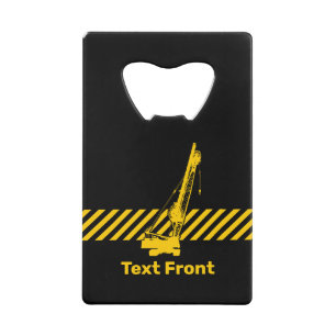 Baukran Geldbeutel Flaschenöffner