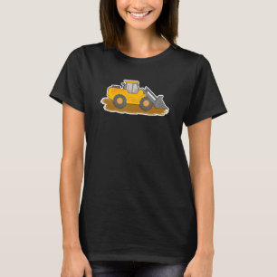 Baulastwagen Bagger Baustelle Graben T-Shirt
