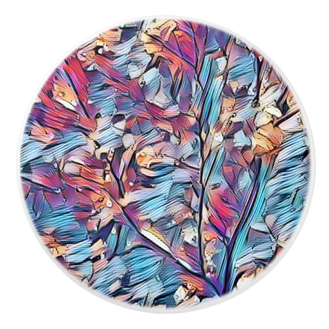 BAUM ABSTRAKT KERAMIKKNAUF (Vorderseite)