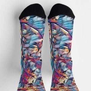 BAUM ABSTRAKT SOCKEN