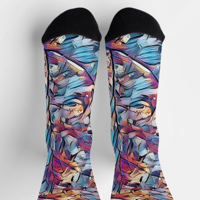 BAUM ABSTRAKT SOCKEN (Oben)