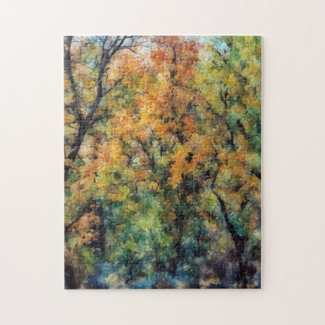 Baum Art Art Puzzle (Vertikal)