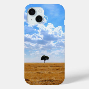 Baum auf einem geernteten Weizenfeld Case-Mate iPhone Hülle