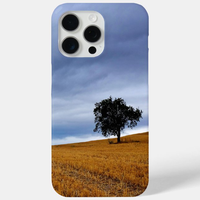 Baum auf einem Weizenfeld Case-Mate iPhone Hülle (Rückseite)