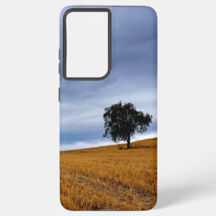 Baum auf einem Weizenfeld Samsung Galaxy Hülle