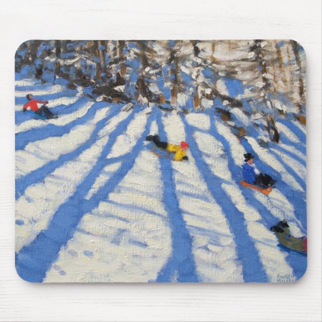 Baum beschattet Morzine Mousepad (Vorne)