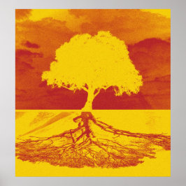 Baum der Entspannung Poster