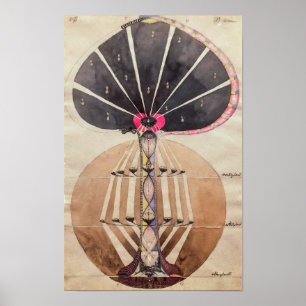 Baum der Erkenntnis Nr. 3 Hilma af Klint Poster