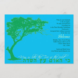 Baum der Feld Einladung