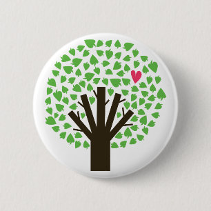 Baum der Herzen Button