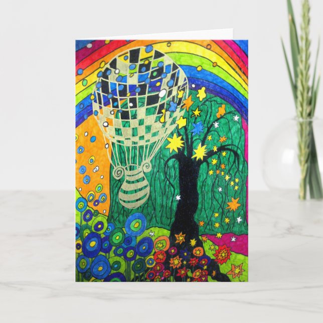 Baum der Leben-Karte Karte (Vorderseite)