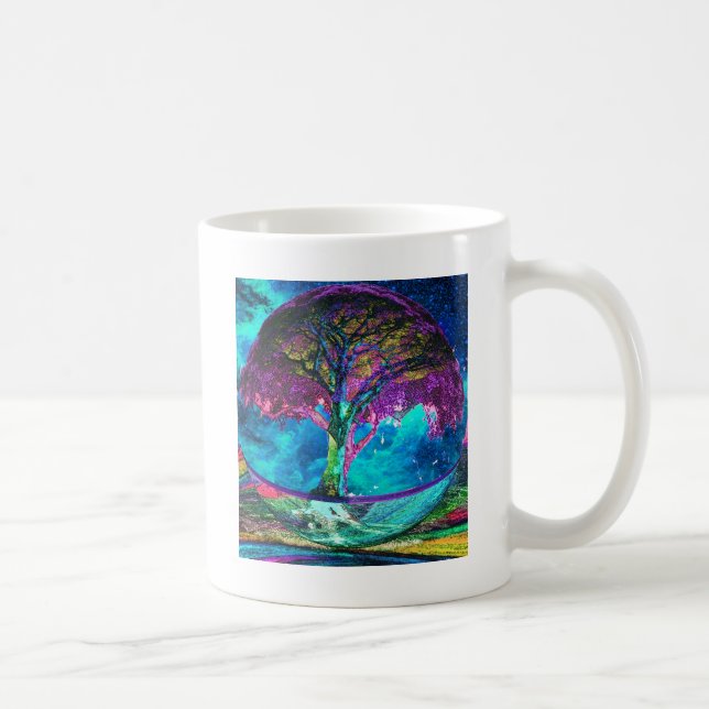 Baum der Leben-Meditation Kaffeetasse (Rechts)