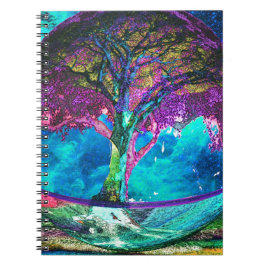 Baum der Leben-Meditation Notizblock