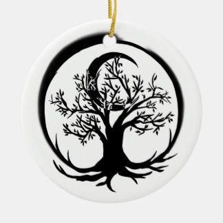 Baum der Leben-Verzierung Keramik Ornament