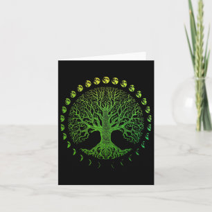 Baum der Lebensphasen des Mondgeschenks - Tag der Karte