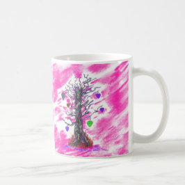 Baum der Liebe Rosa Tasse