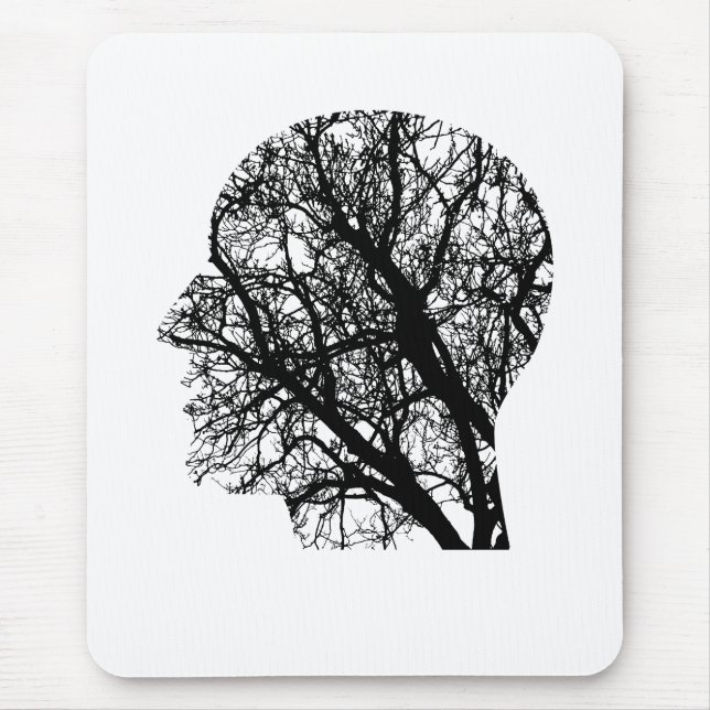 Baum der Wissenspsychologie Mousepad (Vorne)