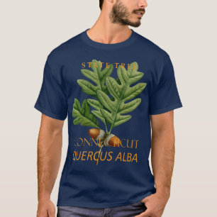 Baum des Connecticut-Territoriums Die Weißeiche T-Shirt