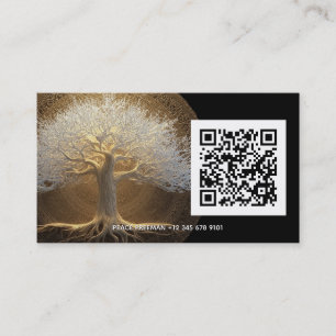 Baum des ewigen Lichts Design Baum des Lebens Visitenkarte