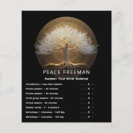 Baum des ewigen Lichts | Tree of Life Design Flyer