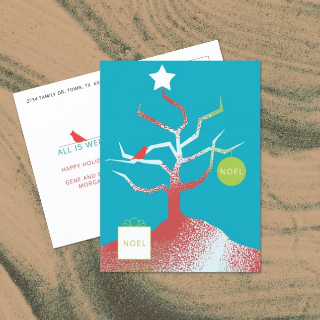 BAUM DES KUNSTLANDES Postkarte (Von Creator hochgeladen)