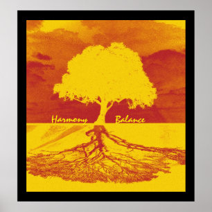 Baum des Leben-Entspannung Poster