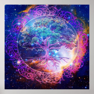 Baum des Leben-Heilens Poster